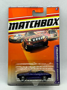 2010 Matchbox #22/100 Karmann Ghia Convertible Purple NIP