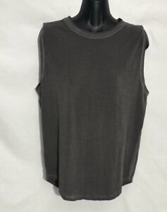 Lululemon Womens Tank Top Gray Tee Shirt Size XL