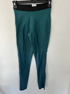 NIKE Pro Dri- Fit Green Blue Teal Pull on Leggings Sportswear Yoga Athletic  M - Picture 1 of 6