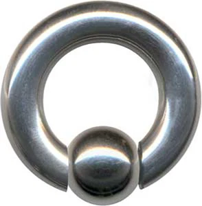 PIERCINGO® KLEMMRING XL 3-8mm INTIM OHR BCR EDELSTAHL RING PIERCINGRING NASE  - Picture 1 of 8