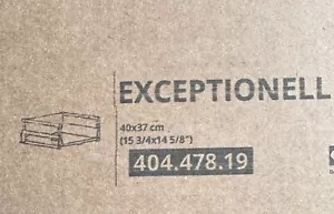 IKEA Exceptionell drucksystem Weiß 40 x 37 mittel Schublade Metod 404.478.19 Neu - Bild 1 von 1
