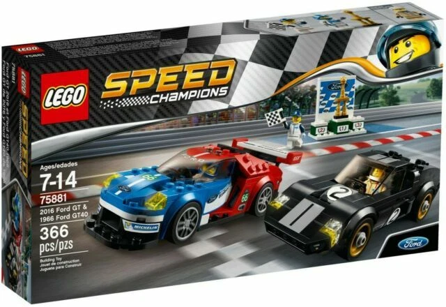 LEGO SPEED CHAMPIONS: 2016 Ford GT & 1966 Ford GT40 (75881)
