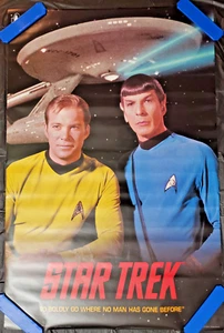 Star Trek - Kirk Spock 30th anniversary poster To Boldly Go - Bild 1 von 3