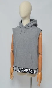 Opening Ceremony Men's Grey Cotton Sleeveless Hoodie Size M Made in Portugal - Picture 1 of 14