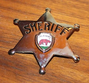 Insignia de sheriff de recuerdo de California de colección - Imagen 1 de 1