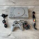 Sony Playstation 1 Ps1 Console With Controllers & Cables - Tested & Working