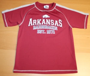 NCAA Arkansas Razorbacks kurzärmliges SS-Shirt Jugend Jungen Large 10-12 - Bild 1 von 3