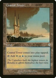 Coastal Tower Invasion Land Uncommon MAGIC THE GATHERING LP TO MP - Picture 1 of 1