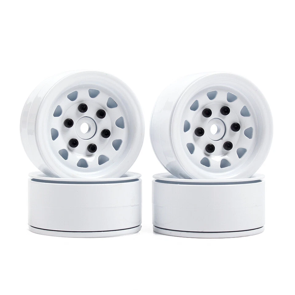 1.9" Wheels Rims for 1/10 RC Axial SCX10 90046 TRX4 CC01 D90 Metal Beadlock RIMS - Image 1 of 2