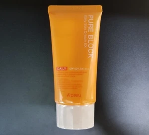 [ A'Pieu ] Pure Block Daily Sun Cream EX SPF50+ PA++++ - Picture 1 of 4