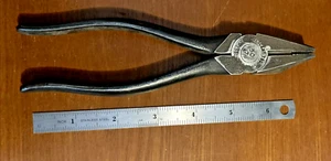Vintage Crescent Tool Co. 7" Lineman's Pliers No. 50-7 Jamestown N.Y. USA Nice - Picture 1 of 7
