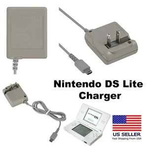 Nintendo DS Lite Charger NEW AC Adapter Wall Power Cord Charging Cable For NDSL - Picture 1 of 8
