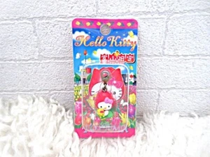 HELLO KITTY VINTAGE KEYCHAIN ZIPPER MASCOT CHARM SANRIO GOTOCHI TOYAMA LMD RARE - Picture 1 of 2