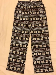 GAP women loungewear Christmas theme pyjama bottoms size Small - Picture 1 of 8