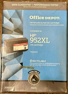 Office Depot Tintenpatrone XL schwarz mit hoher Reichweite #3088814 - Bild 1 von 4