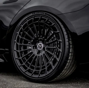 19'' inch Wheels fit Mercedes S550 Bentley S63 Gloss Black GLC CL63 CLA C63 C300 - Photo 1 sur 8