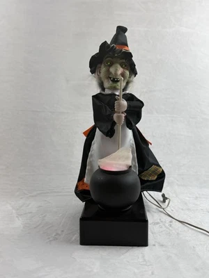 Figura de acción vintage de Halloween bruja de Rennoc animada iluminada 21" con CAJA Foto 1 de 4