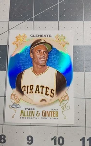 Baseball cromato 2021 Topps Allen Ginter #11 Roberto Clemente 068/150 blu - Foto 1 di 2