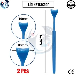 Insulated Desmarres Lid Retractor Ophthalmic Surgery Eyelid Surgical Instruments - Picture 1 of 8