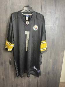 Reebok On Field NFL Pittsburgh Steelers #1 Grandpa Jersey Size 4XL Black - Picture 1 of 10