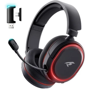 Wireless Gaming Headset, 7.1 Surround Sound, 2,4Ghz USB Gaming Kopfhörer Blu... - Bild 1 von 9