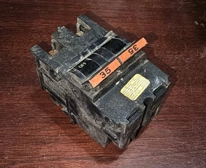FPE Federal Pacific NA235 35A 3P 240v Stab-Lok Type NA Circuit Breaker - Used - Foto 1 di 2
