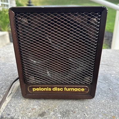 Horno de disco Pelonis 1500W-II de colección calentador portátil de panal de cerámica ¡FUNCIONA! Foto 1 de 3