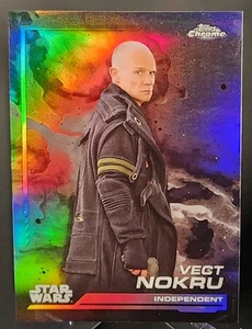 2024 Star Wars Topps Chrome Vect Nokru REFRACTOR #75 Card - Picture 1 of 2