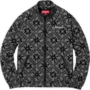 Supreme Bandana Trainingsjacke / Größe XL / Schwarz / SS18 / Selten / Neu mit Etikett - Bild 1 von 4