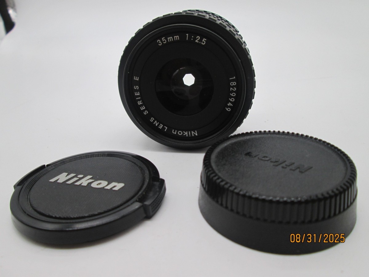 #332★動作品★ Nikon LENS SERIES E 35mm 1:2.5 A Review of the Nikon Budget 35mm 2.5 Series E Lens - YouTube