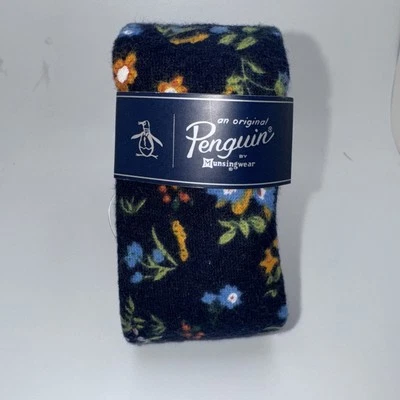 Corbata Original Penguin Ajustada 100% Algodón Franela Floral NUEVA $55 Foto 1 de 4