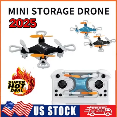 Mini Drone Beginner-Friendly Stunt Flyer, All-Ages Mini Drone with Easy Stunt US - Image 1 of 4