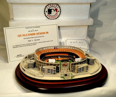 Danbury Mint Qualcomm San Diego Padres Stadium MLB Replica with Box - Image 1 of 4