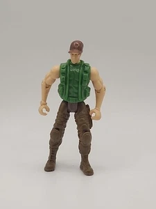 KID CONNECTION Soldier Figure Blonde Hair W/Hat Tuff Green Vest 4” - Picture 1 of 2