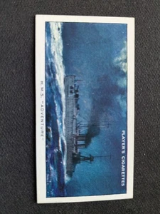 1939 Player Modern Naval Craft Card # 10 H.M.S. "Adventure" (EX) - Picture 1 of 3