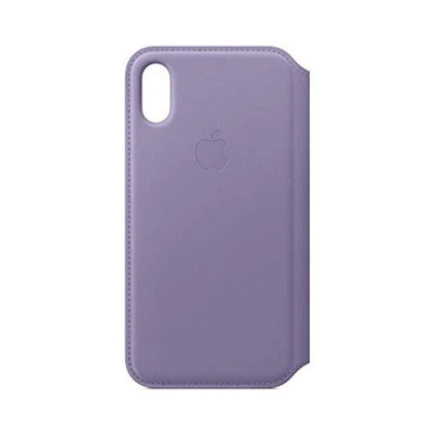 Apple Leather Folio (for iPhone Xs) - Lilac - Image 1 of 4