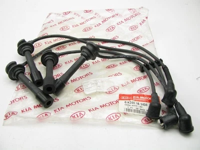 Новый подлинный зажигания свечи зажигания провод набор OEM для 1996-97 Kia Sephia 0K24A18140B - Изображение 1 из 4
