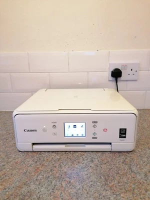 🖨️ Canon Pixma TS6151 Wireless All-in-One Inkjet Printer – White - Image 1 of 4