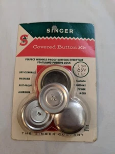 Vintage Singer Button Cover Kit - Picture 1 of 2