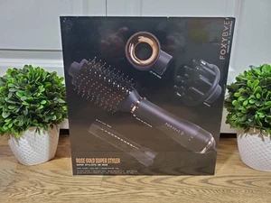 Foxybae Rose Gold Super Styler - 4 in 1 Blow Dryer Brush Set 🖤 New Sealed - Picture 1 of 5