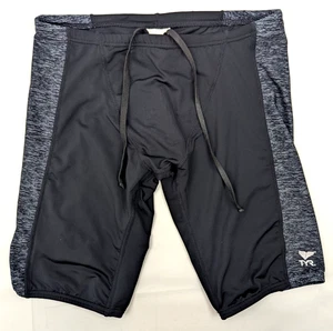 TYR Cycling Shorts w Draw String Waist, Size 30 x 8.5 Inseam Stretch Compression - Picture 1 of 10