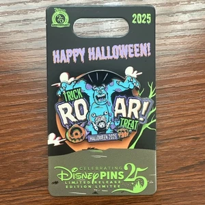 2025 Disney Parks Pin Happy Halloween Monsters, Inc. Sulley & Boo Trick Treat LR - Bild 1 von 3