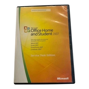 π’ Microsoft Office 2007 Home Student 3 utenti DVD Word Excel Windows 11 10 - Foto 1 di 4