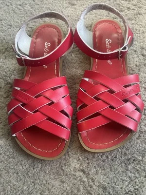 Сандалии для девочек для соленой воды размер 4 новые без ценников красные - Изображение 1 из 4