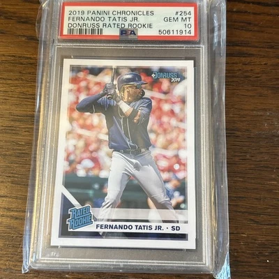 Panini Chronicles 2019 - Donruss Rated Rookies Fernando Tatís Jr. #254 (RC) Foto 1 de 2