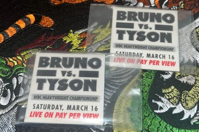 BRUNO vs TYSON 1996 WBC CHMAPIONSHIP PIN | Pre-Owned - Image 1 of 4
