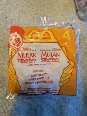 1998 McDonald's Happy Meal Disney's Mulan #4 Mushu запуска игрушка - Изображение 1 из 2