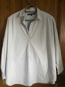 French Connection Baby Blue Loose Shirt Size 14 - Picture 1 of 1