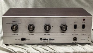 Vintage Skyline Stereo Solid State Stereophonic Amplifier K-5 Untested Turns On - Picture 1 of 9