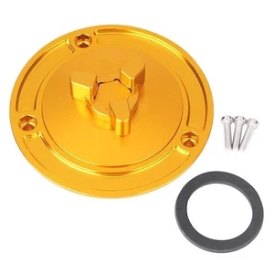 Motorrad Kraftstoff Tank Deckel für Suzuki GSX650F SFV650 HAYABUSA GSX1300R Gold - Picture 1 of 6